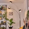 Nikkala Lampadaire Chrome, Marbre, Blanc, 3 lumières