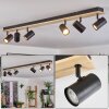 Gesteira Plafonnier, Spot de plafond Écru, Noir, 6 lumières Gesteira Plafonnier, Spot de plafond Écru, Noir, 6 lumières