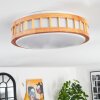 Amarelos Plafonnier LED Écru, Blanc, 1 lumière
