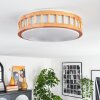 Amarelos Plafonnier LED Écru, Blanc, 1 lumière