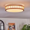 Amarelos Plafonnier LED Écru, Blanc, 1 lumière