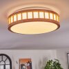 Amarelos Plafonnier LED Écru, Blanc, 1 lumière
