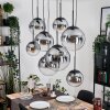 Gastor Suspension, Boule lumineuse, Suspension Clair, Fumé, 8 lumières