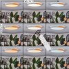 Cadaixo Plafonnier LED Écru, Blanc, 1 lumière, Télécommandes