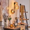 Chehalis Boule lumineuse, Applique murale Ambre, 3 lumières