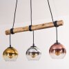Koyoto Suspension, Boule lumineuse, Suspension Écru, Noir, 3 lumières
