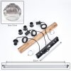 Ripoll Suspension, Boule lumineuse, Suspension Écru, Noir, 3 lumières