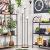 Gastor Lampadaire 30 cm Bois clair, Noir, 3 lumières