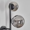 Chehalis Boule lumineuse, Applique murale 23 cm Fumé, 3 lumières