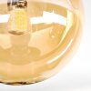 Chehalis Plafonnier, Boule lumineuse Ambre, 3 lumières