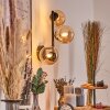 Chehalis Boule lumineuse, Applique murale Ambre, 3 lumières