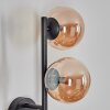 Chehalis Boule lumineuse, Applique murale Ambre, 3 lumières