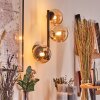 Chehalis Boule lumineuse, Applique murale Ambre, 3 lumières