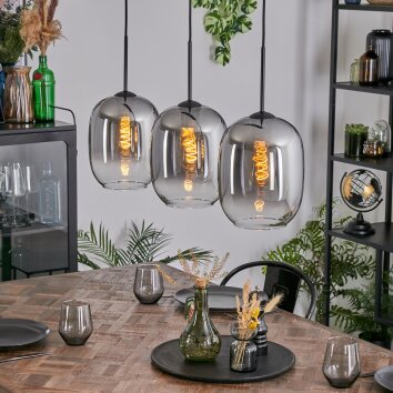 Apedo Suspension, Suspension Clair, Fumé, 3 lumières