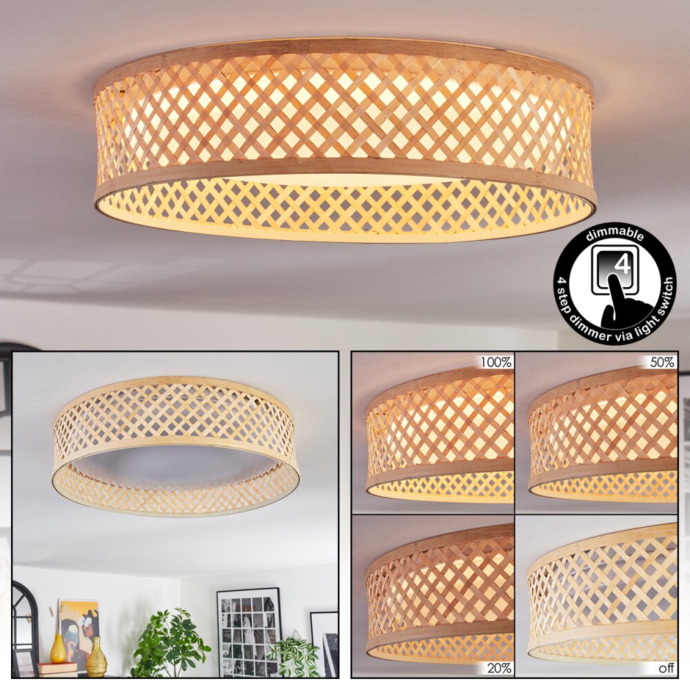 Barroco Plafonnier LED Écru, Blanc, 1 lumière main product photo