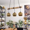 Ripoll Suspension, Boule lumineuse, Suspension Écru, Noir, 3 lumières