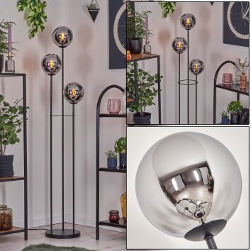 Gastor Lampadaire Noir, 3 lumières Gastor Lampadaire Noir, 3 lumières