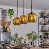 Koyoto Suspension, Boule lumineuse, Suspension Noir, 3 lumières