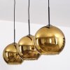 Koyoto Suspension, Boule lumineuse, Suspension Noir, 3 lumières