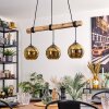 Koyoto Suspension, Boule lumineuse, Suspension Écru, Noir, 3 lumières