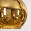 Koyoto Suspension, Boule lumineuse, Suspension Écru, Noir, 3 lumières