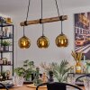 Koyoto Suspension, Boule lumineuse, Suspension Écru, Noir, 3 lumières