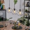 Ripoll Suspension, Boule lumineuse, Suspension Clair, 3 lumières