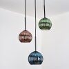 Koyoto Suspension, Boule lumineuse, Suspension Noir, 3 lumières