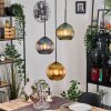 Koyoto Suspension, Boule lumineuse, Suspension Noir, 3 lumières