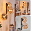 Chehalis Boule lumineuse, Applique murale Ambre, 3 lumières
