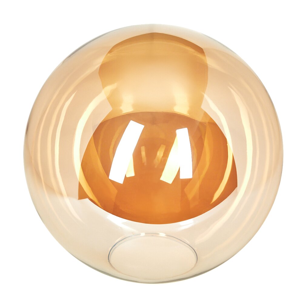 Abat-jour en verre Gastor Verre de rechange, pièce de rechange 30 cm Ambre main product photo