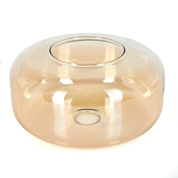 Abat-jour en verre  Boza Verre de rechange, pièce de rechange Ambre, Clair