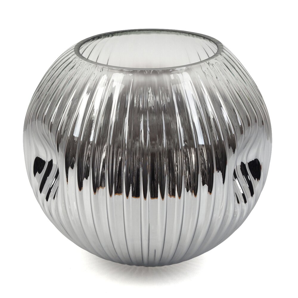 Abat-jour en verre Ripoll Verre de rechange, pièce de rechange Chrome, Clair, Fumé main product photo