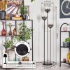 Gastor Lampadaire 30 cm Noir, 3 lumières
