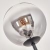 Gastor Lampadaire 30 cm Noir, 3 lumières