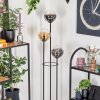 Gastor Lampadaire 30 cm Noir, 3 lumières