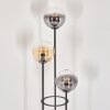 Gastor Lampadaire 30 cm Noir, 3 lumières