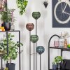 Koyoto Lampadaire Bois foncé, Noir, 4 lumières