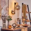 Chehalis Boule lumineuse, Applique murale Ambre, Fumé, 3 lumières