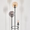 Gastor Lampadaire 30 cm Noir, 3 lumières