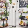 Gastor Lampadaire 30 cm Noir, 3 lumières
