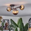 Chehalis Plafonnier, Boule lumineuse Fumé, 3 lumières