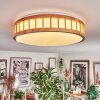 Amarelos Plafonnier, Panel LED Blanc, 1 lumière, Télécommandes