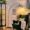 Baloca Lampadaire, Lampadaires arc Noir, 1 lumière