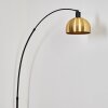 Baloca Lampadaire, Lampadaires arc Noir, 1 lumière