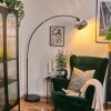 Baloca Lampadaire, Lampadaires arc Noir, 1 lumière