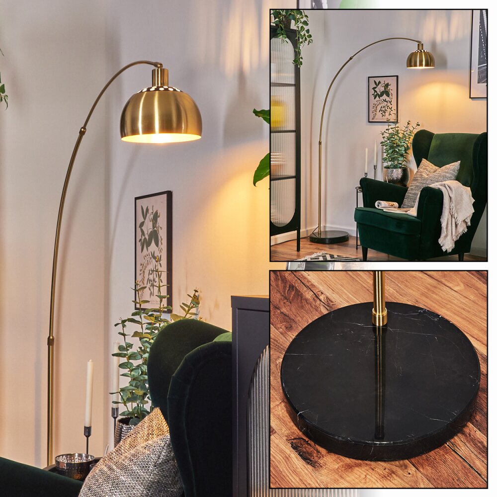 Baloca Lampadaire Laiton, Noir, 1 lumière main product photo