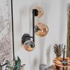 Chehalis Boule lumineuse, Applique murale Ambre, 3 lumières