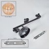 Chehalis Plafonnier, Boule lumineuse Ambre, 3 lumières
