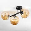 Chehalis Plafonnier, Boule lumineuse Ambre, 3 lumières